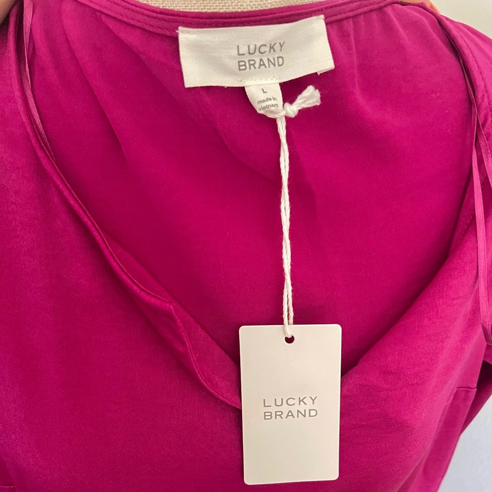 Lucky Brand Women's Fuscia color dress - Picture 8 of 9